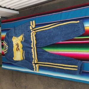 Unisex Tombolo 'Big Cat on Campus' Cabana(Long-Sleeve) Size S(Women's M) + Pants